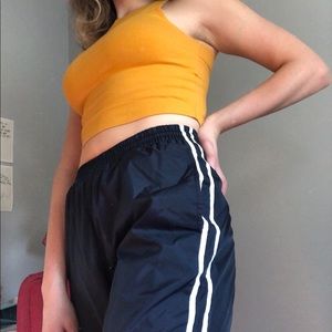 Croft and Barrow Sport Cuffed Navy Blue Joggers